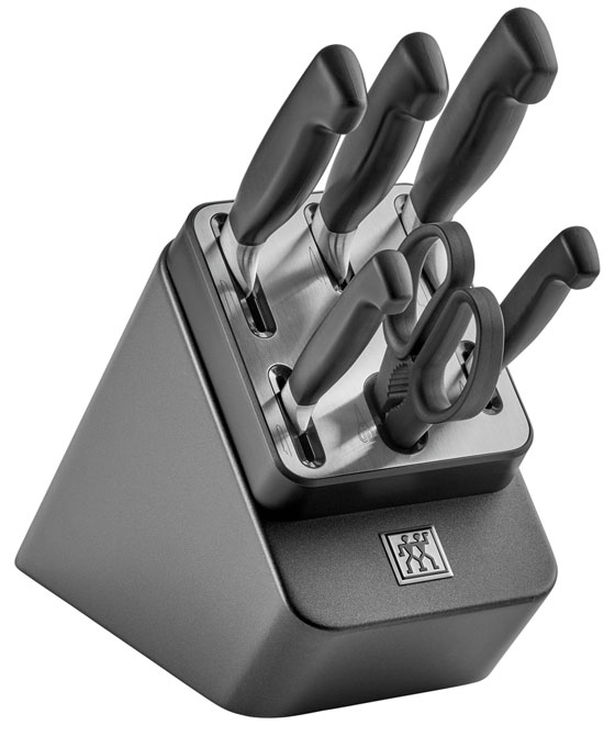 Zwilling Four Star Knives block, self-sharpening, 7 pcs.
