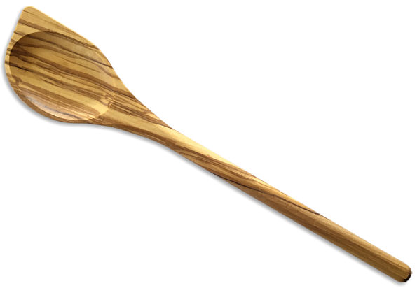 Spoon pointly olive wood, equal shape