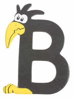 Letter "Raven" B