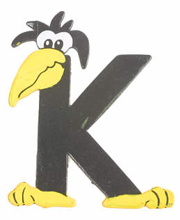 Letter "Raven" K