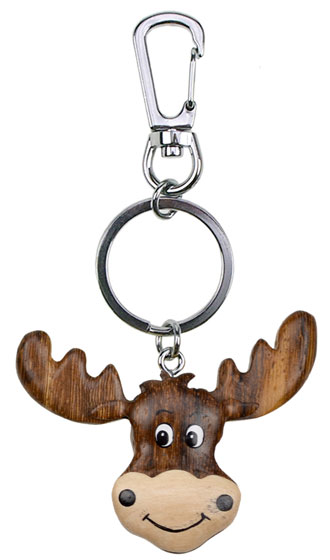 Key ring pendant "elk head"