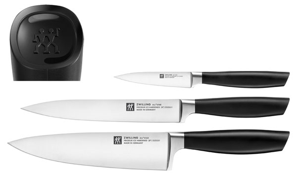 Zwilling All * Star set of 3 knives, handle logo black