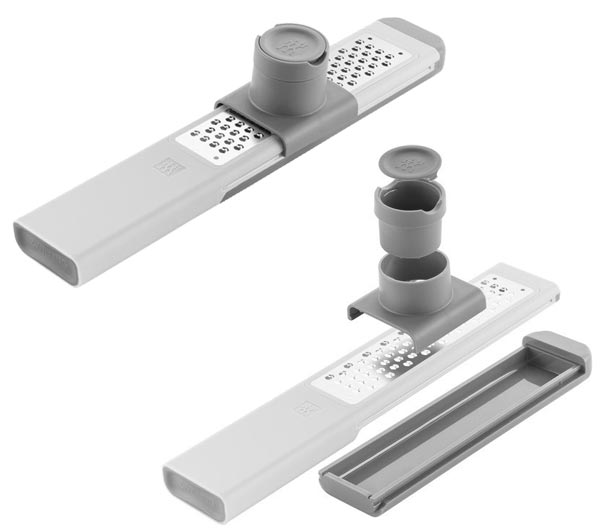 Zwilling Z-Cut fine grater grey, ABS