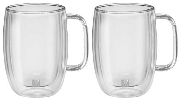 Zwilling Sorrento Plus latte macchiato set with handle, set of 2