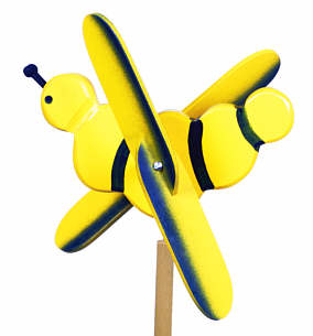 Medium wind game "bee" with stick
