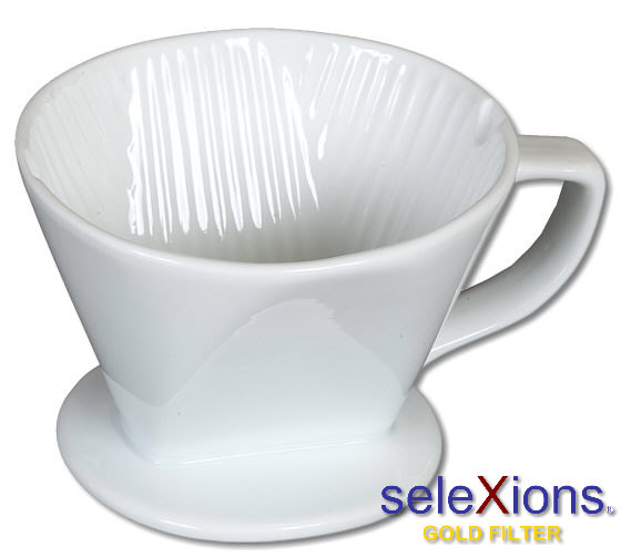seleXions filter holder from porcelain for filter No. 4
