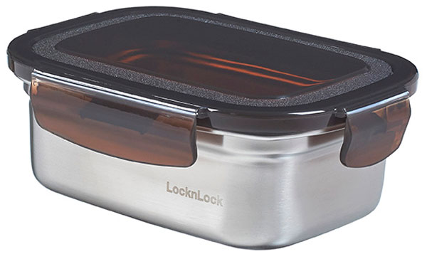 LocknLock Stainless Steel Container rectangular 500 ml