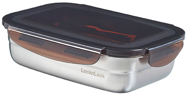 LocknLock Stainless Steel Container rectangular 670 ml