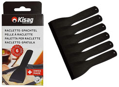 Kisag 6 raclette spatulas polyamid, in box