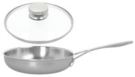 Demeyere Frying pan with glass lid Industry 5