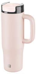Zwilling Thermo Plus thermal mug with drinking straw, 900 ml,pink