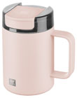 Zwilling Thermo plus thermal mug, 380 ml, stainless steel, pink