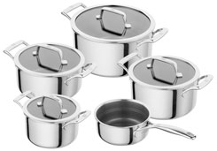 Zwilling Peak cookware set, 5 pcs, stainless steel 18/10