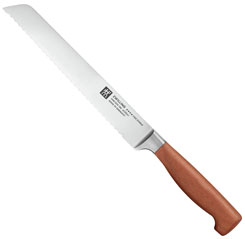 Zwilling Vier Sterne Wood Brotmesser, Griff Kotibe