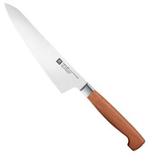 Zwilling Vier Sterne Wood Kochmesser compact, Griff Kotibe