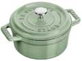 Staub Mini Cocotte round, cast-iron enameled, sage green