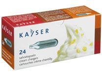 Kayser Cream Charger (N2O), 24 pcs