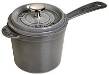 Staub Saucepan with lid, graphite grey