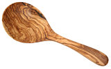 Spoon for vegetable and rice olive wood -Rustical-
