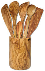 Quiver with 6 parts olive wood
