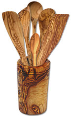 Quiver conical with 6 parts olive wood