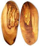 Cutting board natural shape olive wood
