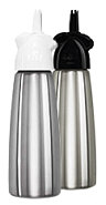 iSi Easy Whip Plus with stainless steel bottle, head white