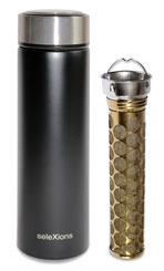 seleXions insulated bottle black, with Cold Brew gold filter