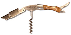 SeleXions Kellnermesser Edelstahl, Eichenholz-Griff