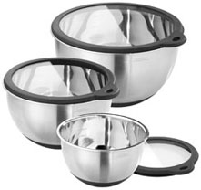 Spring Fusion2+ bowl set 3 pcs with glass lids