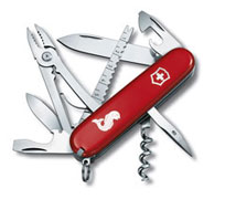 Swiss Army Knife Angler red