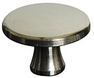 Staub nickel plated knob - large sized
