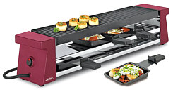 Raclette 4 Compact red with aluminium grill plate
