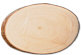 Small bark-board oval for branding