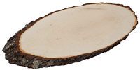 Bark-board oval for branding