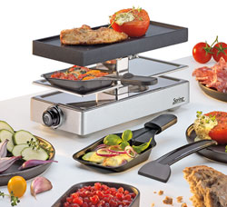 Spring Raclette 2 Classic raclette, aluminium grill plate, silver