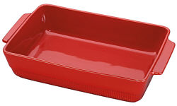 Chalet baking dish rectangular red