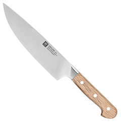 Zwilling Pro Wood chef's knife, holm oak wood