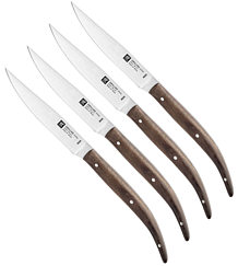 Zwilling TWIN Steak set, 4 knives, palisander wood handle, brown