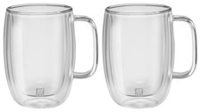 Zwilling Sorrento Plus latte macchiato set with handle, set of 2