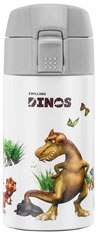 Zwilling bottle DINOS, stainless steel, white-grey