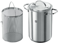Twin Specials pasta and asparagus pot, stainless steel