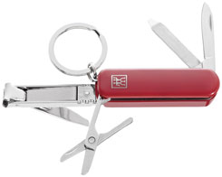 Classic Inox multi-tool stainless steel, red