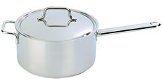 Demeyere Sauce pan with handle and with lid Apollo