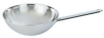 Demeyere Wok with flat base