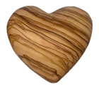 Heart (worry stone) olive wood