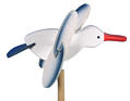 Mini wind game "sea-gull" with stick