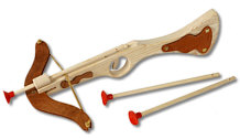 Cross bow small with 3 arrows