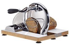 Zassenhaus bread slicer Vintage, hand-operated, chrome