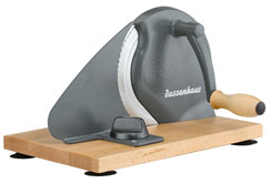 Zassenhaus bread slicer Classic, hand-operated, grey